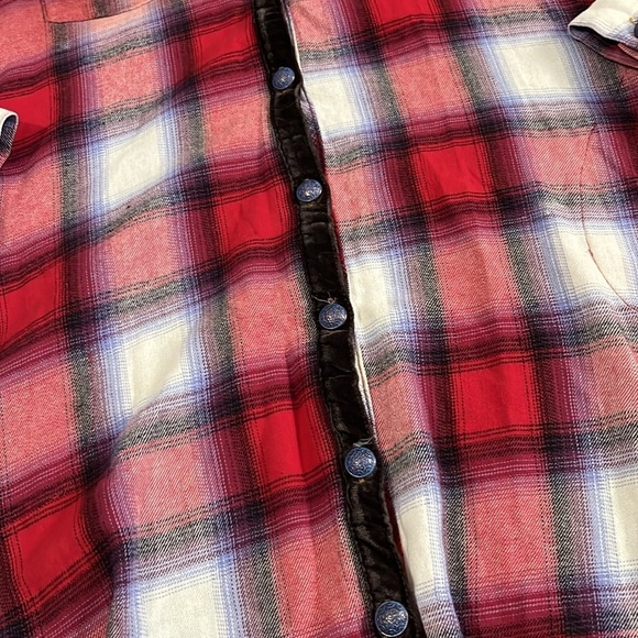 Soft Surroundings Plaid Embroidered Tunic Size XS - Picture 3 of 13